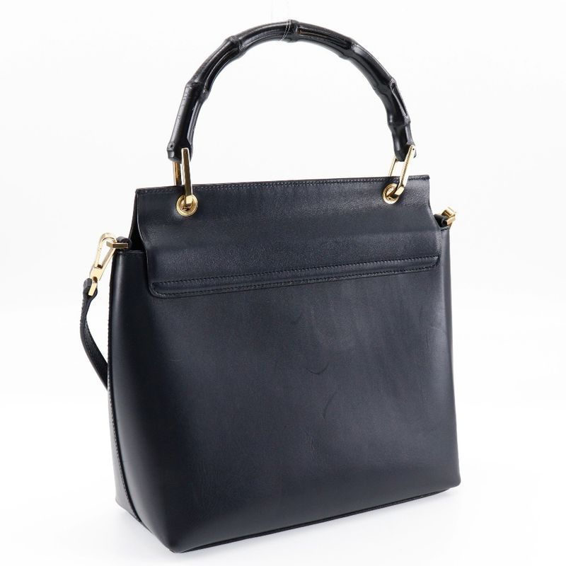 Gucci 001.1887 Calf And Bamboo Ladies Shoulder Bag