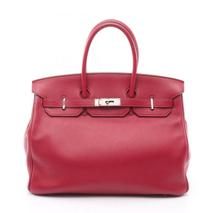 Hermes Handbag Birkin 35 Ruby Leather