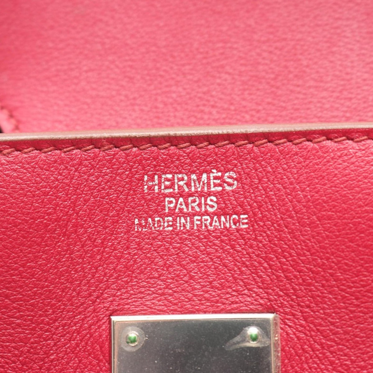 Hermes Handbag Birkin 35 Ruby Leather — view 4