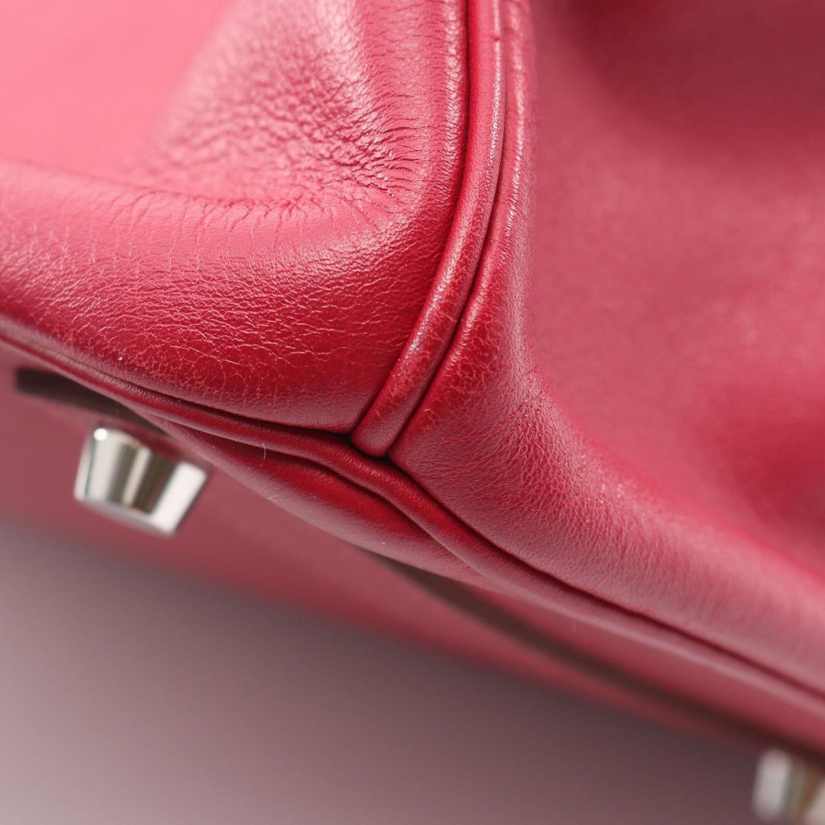 Hermes Handbag Birkin 35 Ruby Leather — view 7