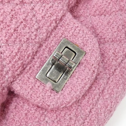 Chanel Shoulder Bag Tweed Pink — view 6