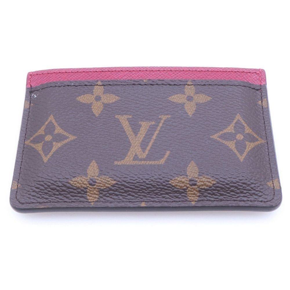 Louis Vuitton Card Holder Sample Monogram Case Brown