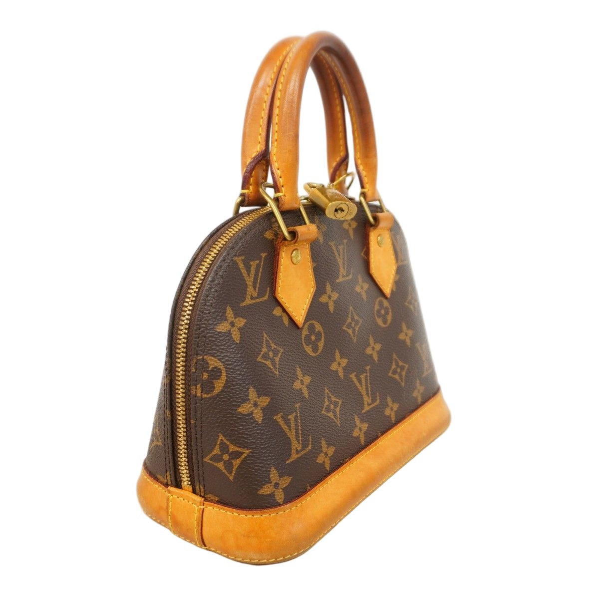 Louis Vuitton Handbag Monogram Alma BB Brown 2-Way — view 2
