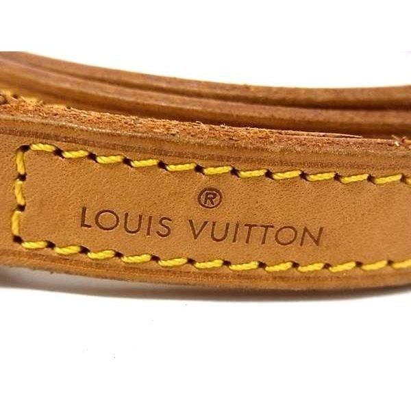 Louis Vuitton Leather Bag Shoulder Strap Brown — view 4