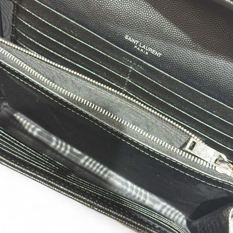 Saint Laurent 22092809023730 Monogram Saint Laurent Envelope Chain Wallet Women