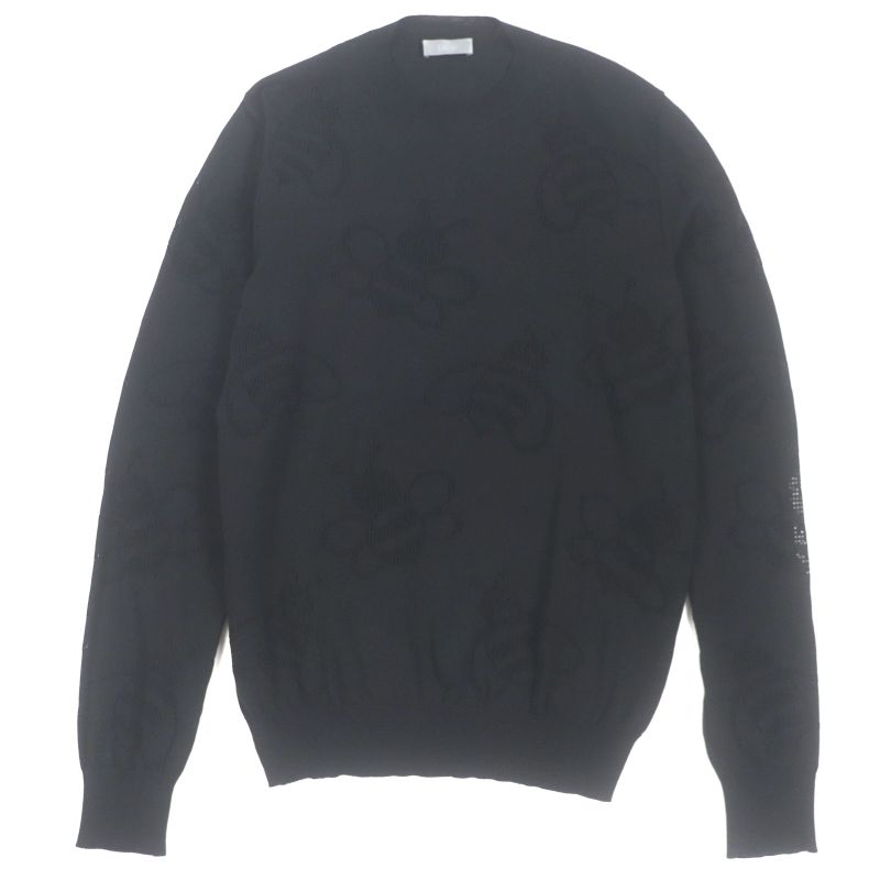  DIOR KAWS DIOR Homme KAWS 923m640at943 100% Cotton Bee Pattern Crew Neck