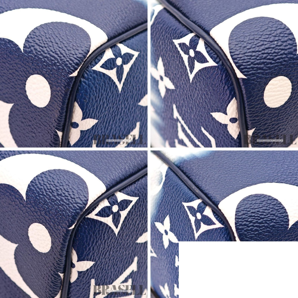 Louis Vuitton Speedy Bandouliere Bag Handbag Blue White Bag Shoulder — view 7