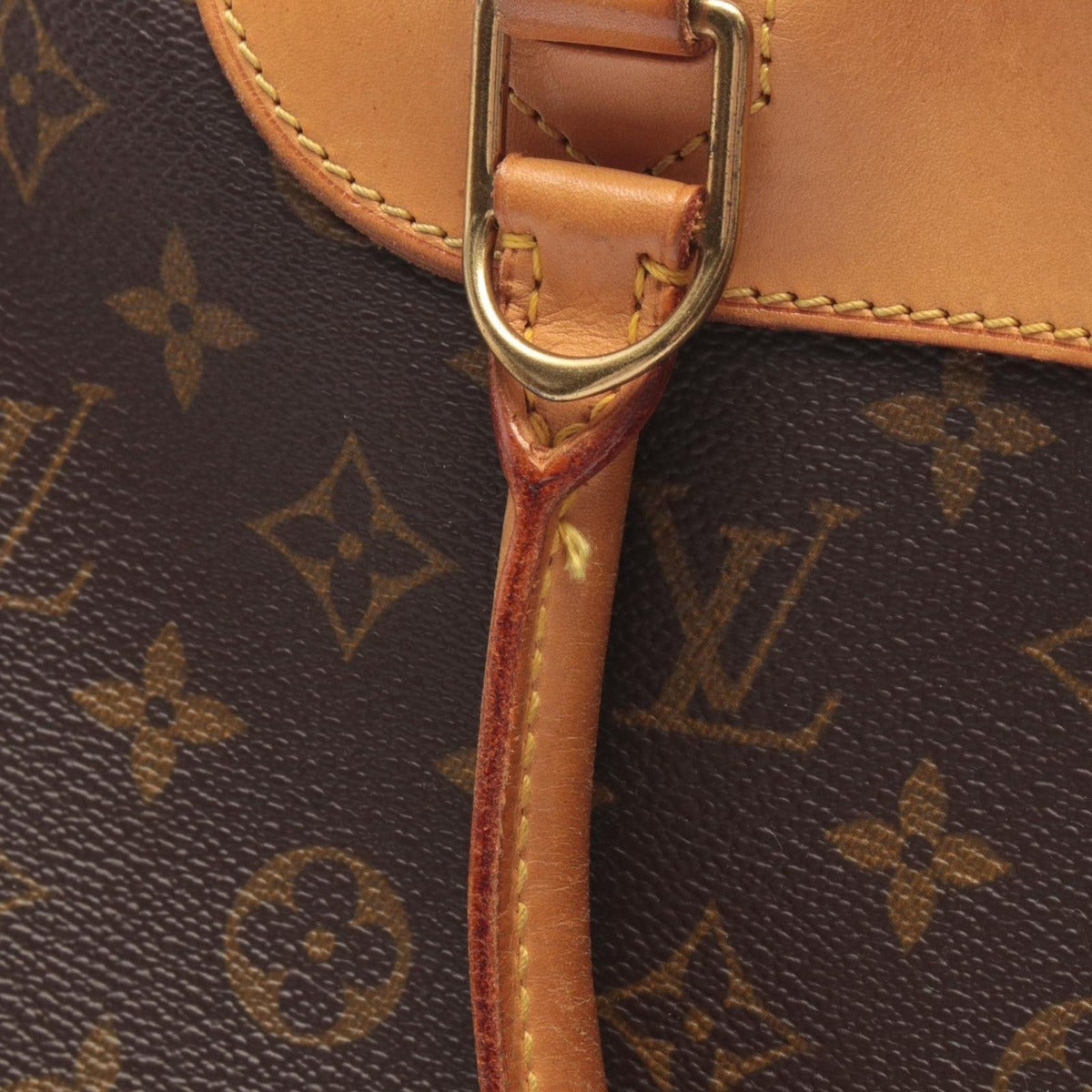 Louis Vuitton Handbag Deauville Bowling Vanity Canvas Leather — view 11