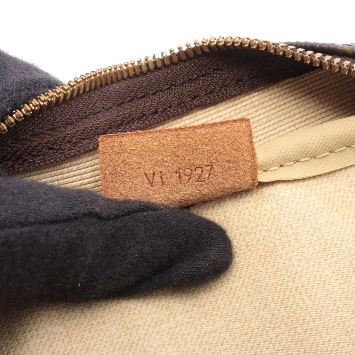 Louis Vuitton Handbag Deauville Bowling Vanity Canvas Leather — view 5