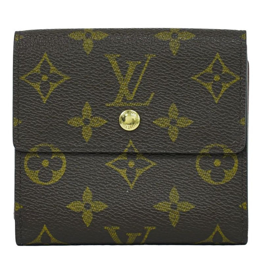 Authentic Louis Vuitton LV Porte Monebier Carte Cles Di Monogram Fold Wallet