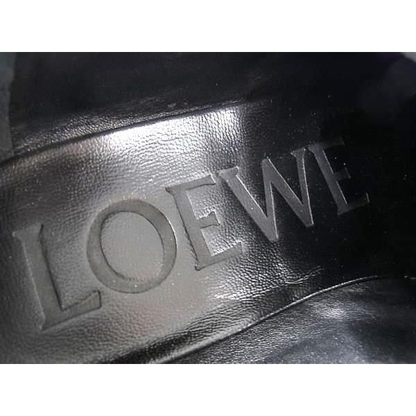 Loewe Canvas Slip on Flat Shoes 43 Green Blue — view 5