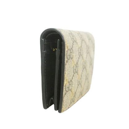 Gucci Wallet GG Supreme Beam Brown Gold — view 2