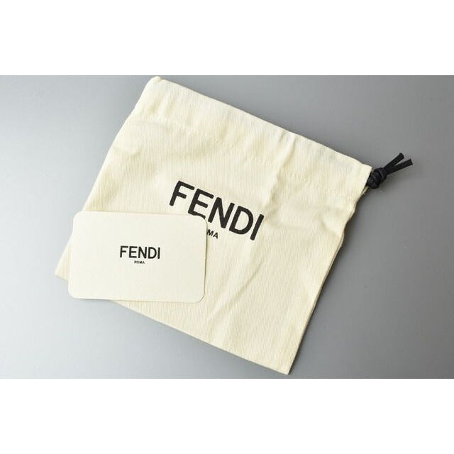 Fendi Card Case Business Holder Leather I See You Black Fluo Yellow — view 7