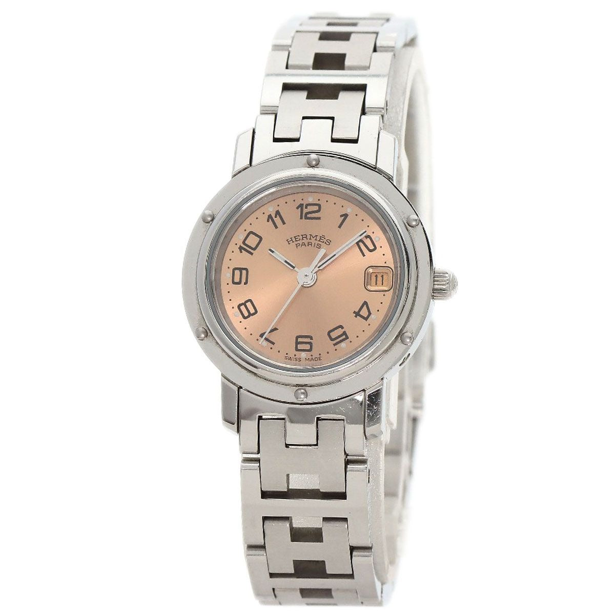 Hermes Clipper Watch SS