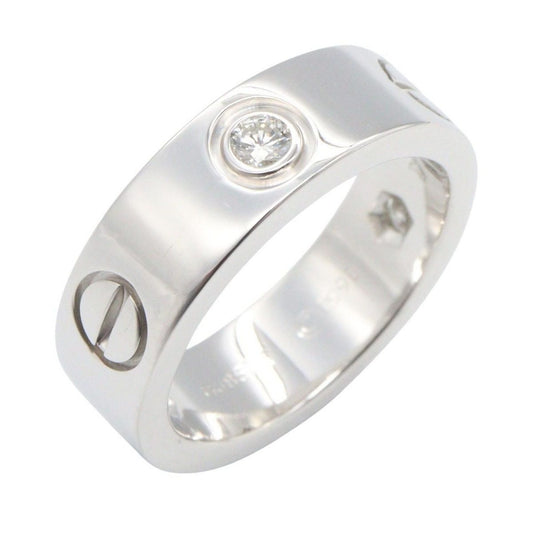 Cartier Ring Love 18k White Gold Diamond
