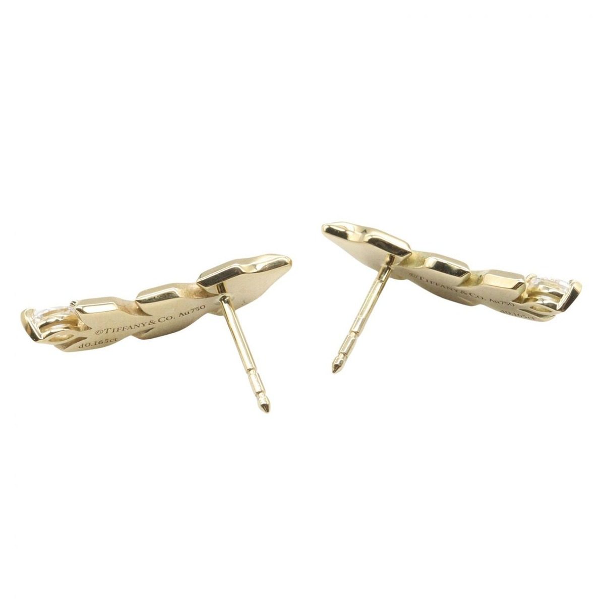 Tiffany & Co Earrings Victoria Vine Climber 18k Diamond — view 3
