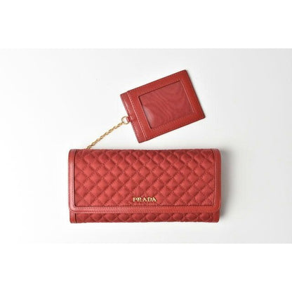 Prada Outlet Wallets Long Wallet With Passcase 1 M1132 Nylon Quilted — view 4