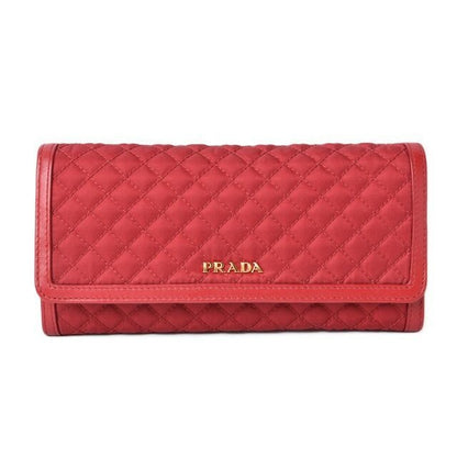 Prada Outlet Wallets Long Wallet With Passcase 1 M1132 Nylon Quilted