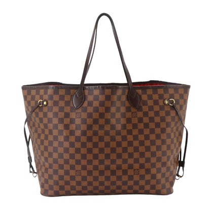 Louis Vuitton Damier Neverfull GM Tote Ebene Cerise Gold