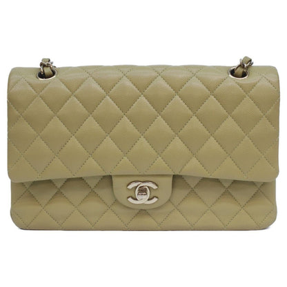 Chanel Pistachio Green Caviar Double Flap Quilted 25