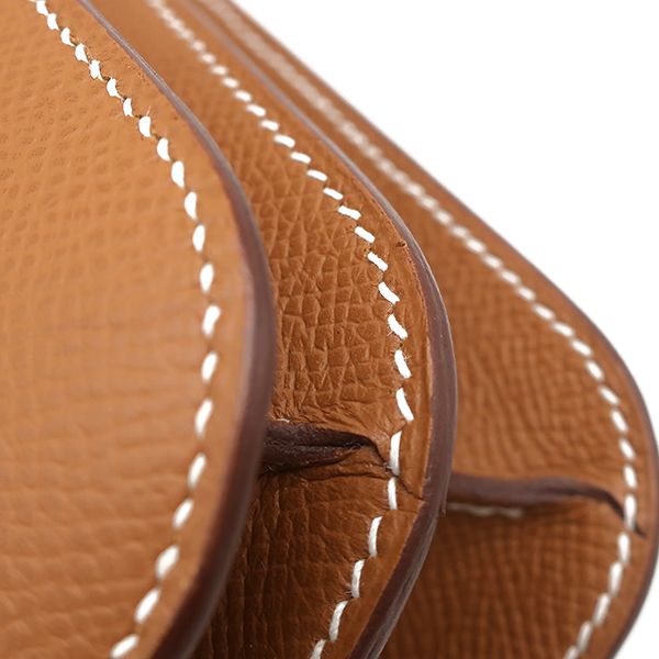 Hermes Constance 3 Mini Miroir Shoulder Bag Vaux Epson Gold Pink Gold Hardware