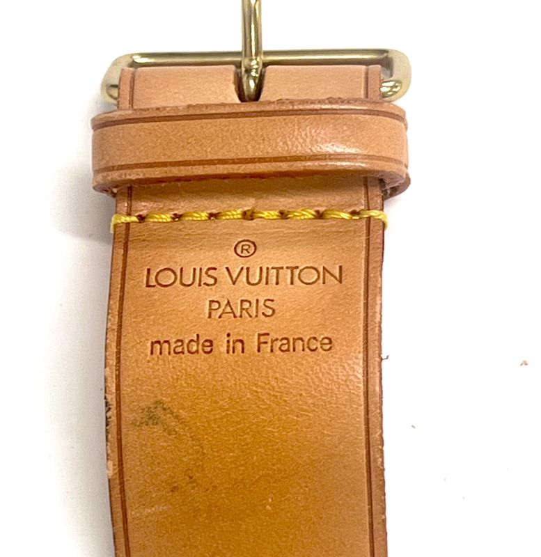 Louis Vuitton Name Tag Poinier Handle Holder 03bs253