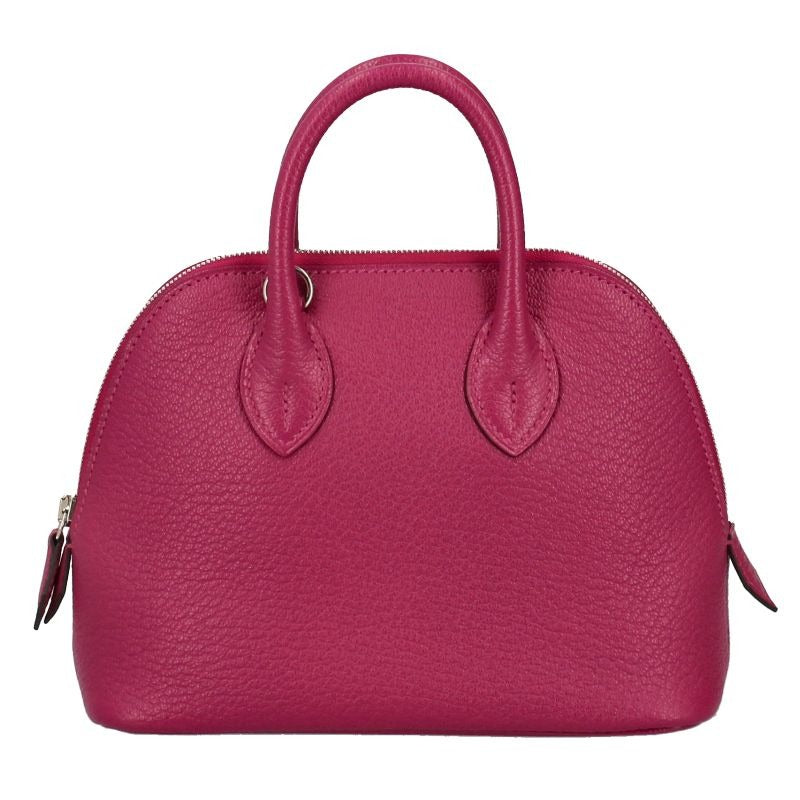 Hermes Bolide Mini Chevre Misol Handbag Rose Purple