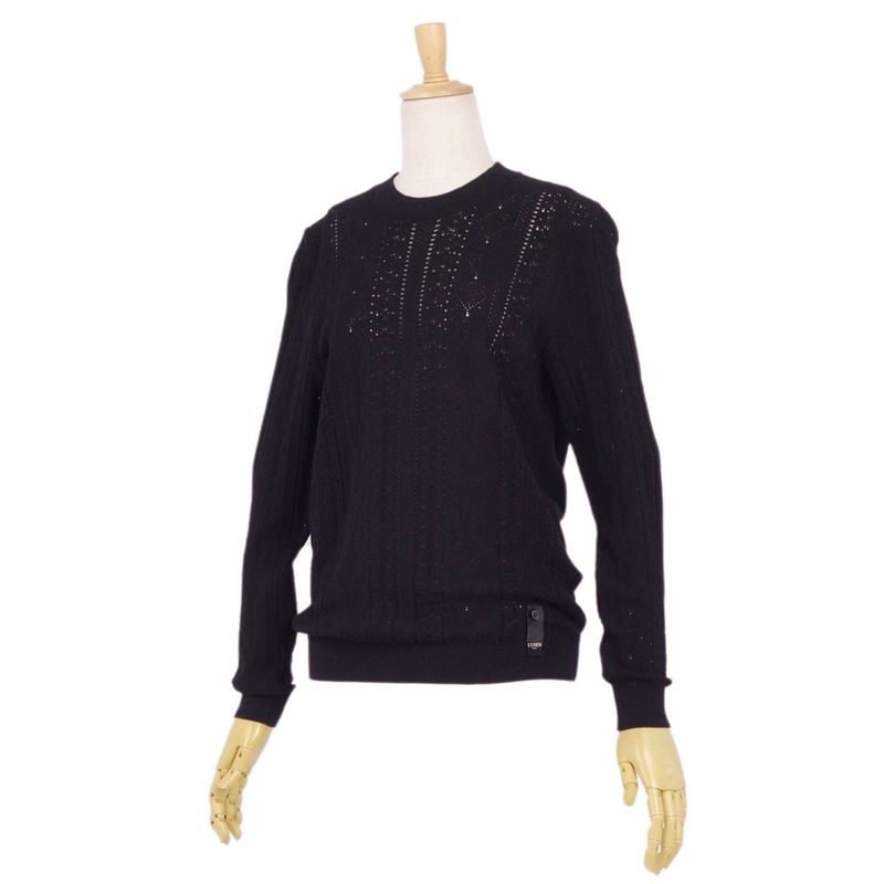 Fendi 2020 Knitted Sweater Long Sleeve Long Sleeve