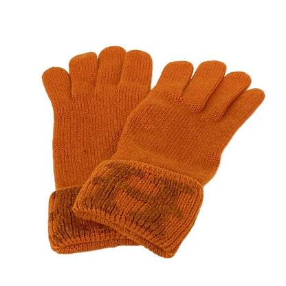 Hermes Gloves Women - Orange Cashmere