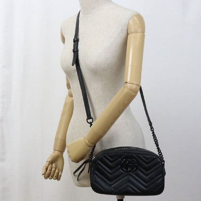 Gucci Small Camera Bag GG Marmont 447632 Crossbody Shoulder Bag Leather Women