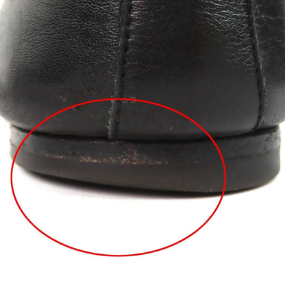 Hermes Horse Carriage Leather Shoes Slip on Black 44 — view 11