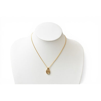 Dior Necklace Pendant Vintage CD Logo Gold — view 3