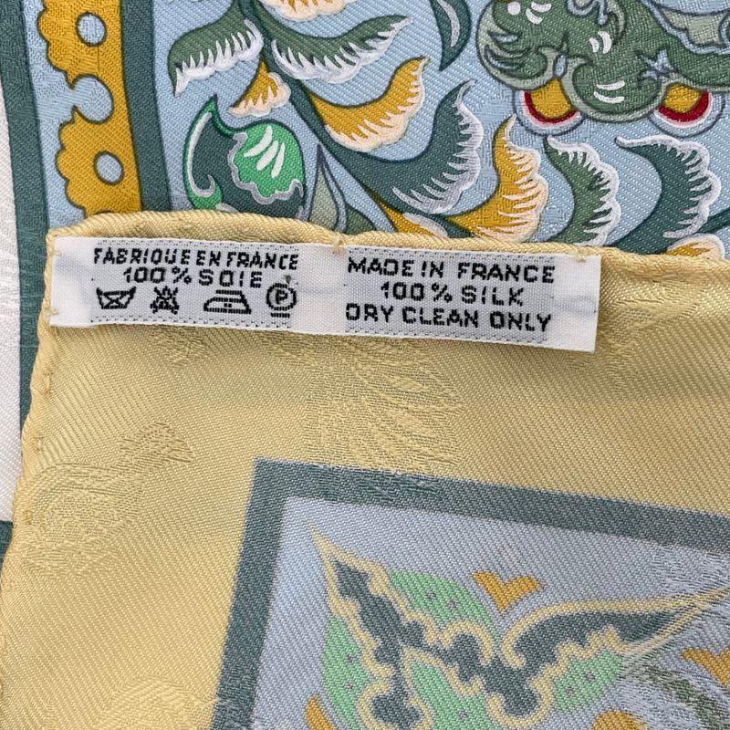 Hermes Scarf Carre 90 Ciels Byzantins Byzantine Sky Silk Multicolor
