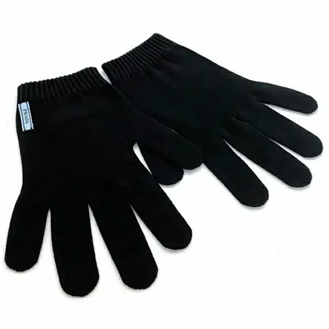 Prada Gloves Black Nero Dna615 Never