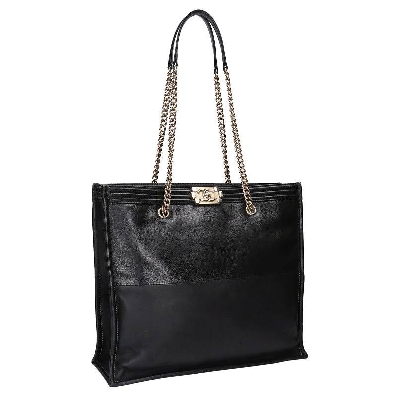 Chanel Boy Tote Chain Shoulder Tote Bag Women