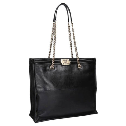 Chanel Boy Tote Chain Shoulder Tote Bag Women