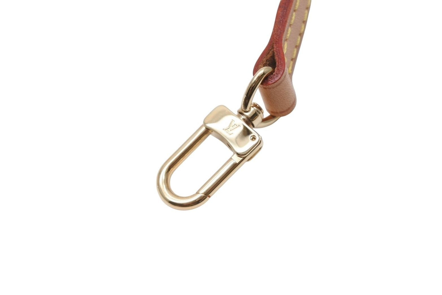 Louis Vuitton Shoulder Strap Bag Vachetta Leather Brown Gold — view 4