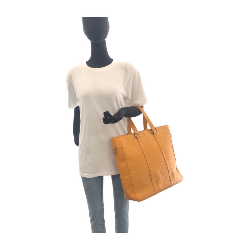 Louis Vuitton Damier Infini Solard Leather N41228 Tote Business Bag Unisex