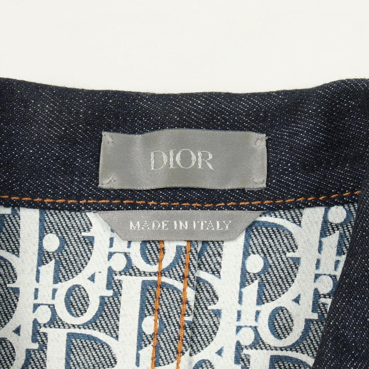 Dior Denim Jacket Oblique Blue — view 3