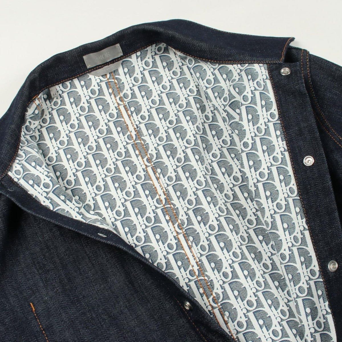 Dior Denim Jacket Oblique Blue — view 6