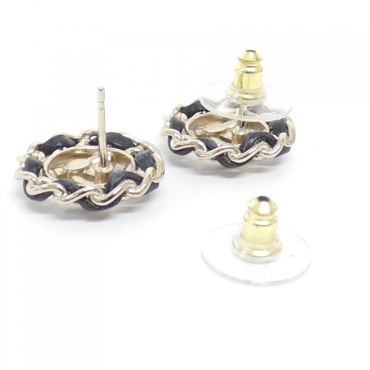 Chanel Earrings Black — view 4