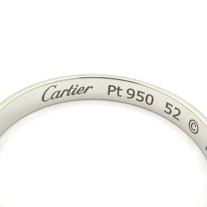 Cartier Ring 52 - Pt950 With Engraved Initials