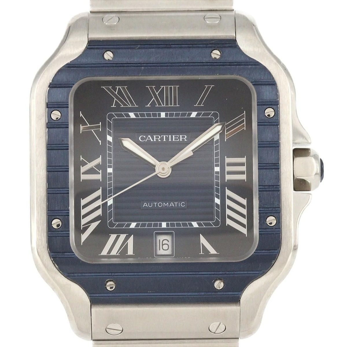 Cartier Santos de Cartier SS Automatic Volume Watch