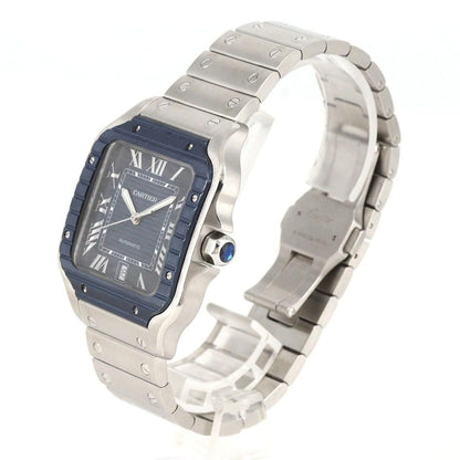 Cartier Santos de Cartier SS Automatic Volume Watch — view 2