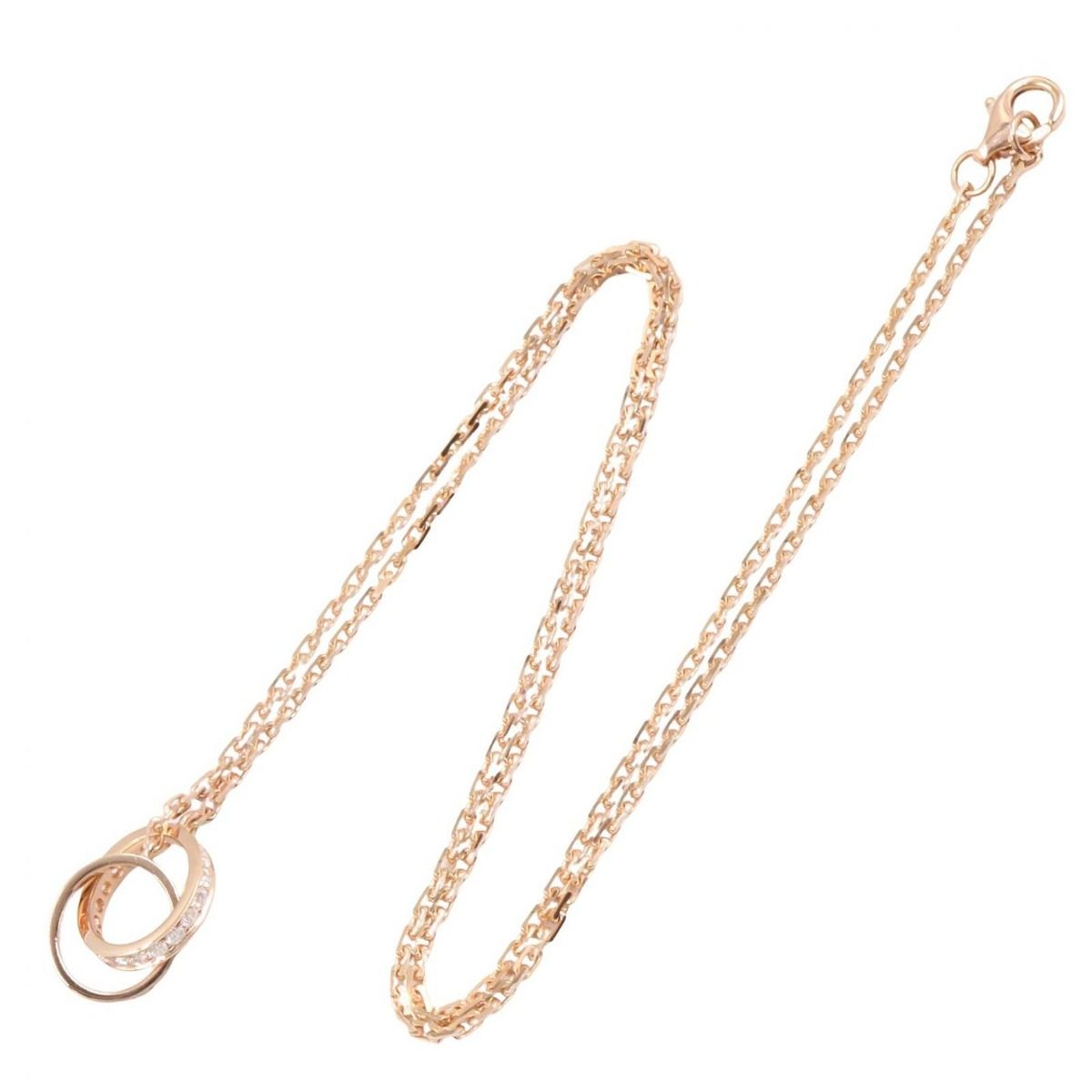 Cartier Necklace Baby Love Diamond 43.5 cm 18k Pink Gold — view 2
