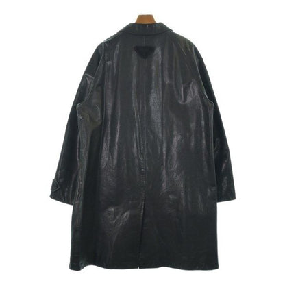 Prada Coat Leather Black — view 2
