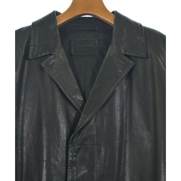 Prada Coat Leather Black — view 4