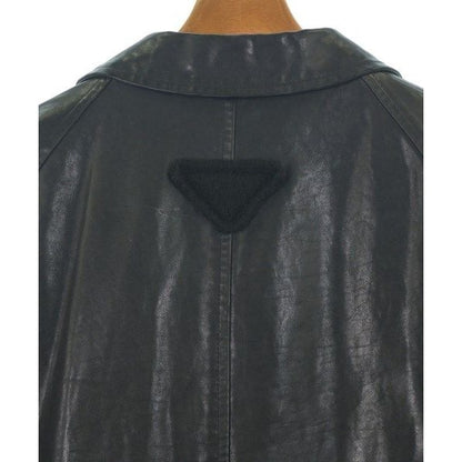 Prada Coat Leather Black — view 6