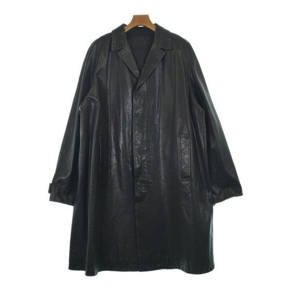Prada Coat Leather Black