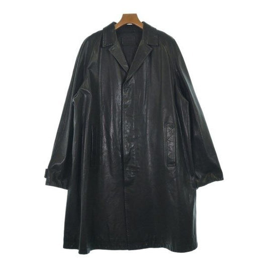 Prada Coat Leather Black